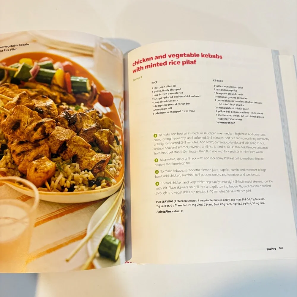 Weight Watchers What to Cook Now 300 Recipes Cookbook PointsPlus Healthy Eating
